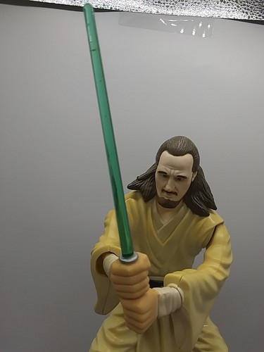 Star Wars Episode 1 Interactive Talking Bank Qui-Gon Jinn ThinkWay 1999 FOR PART - Picture 2 of 24