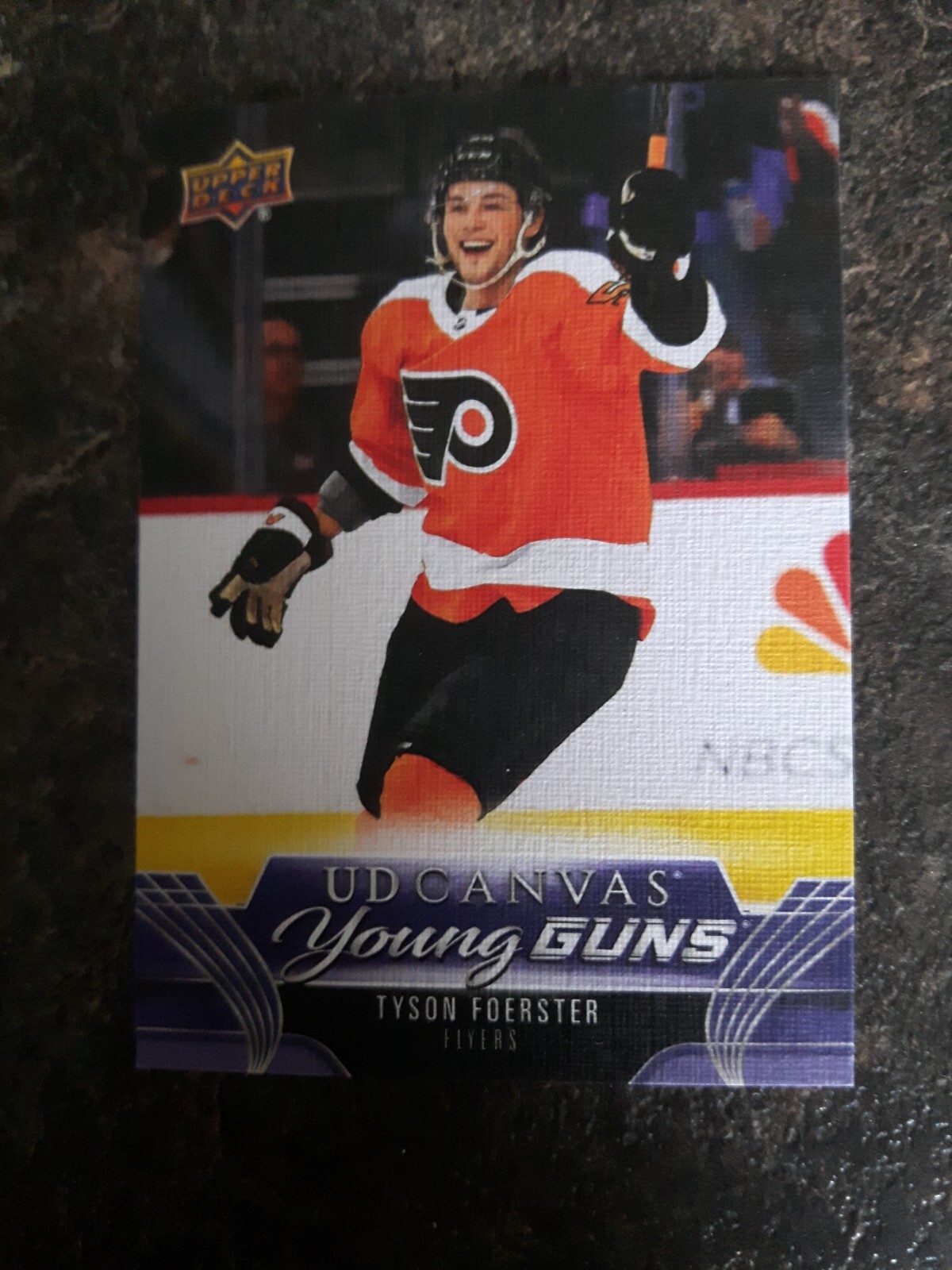 2023-24 Upper Deck Series 1 Young Guns Canvas Tyson Foerster RC Card# C100