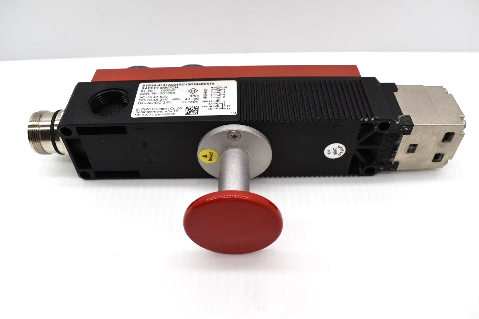 EUCHNER SAFETY SWITCH STP3A4141A024RC18C2448EXT9