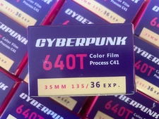 Cyberpunk 640T 36 exp C41 35mm Color Negative Film NO REMJET Kodak Vision3 500T