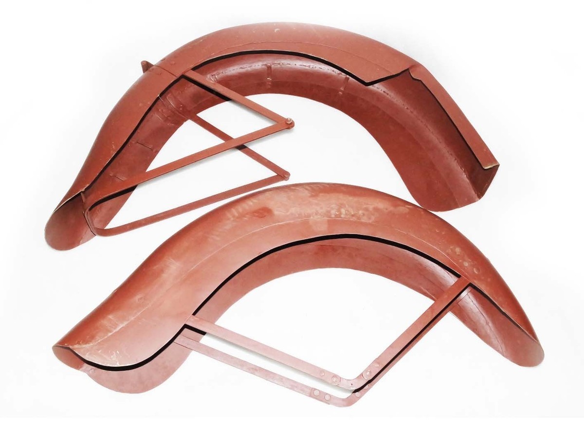 Front And Rear Mudguard Fender Set Rigid Frame Indian Chief Scout