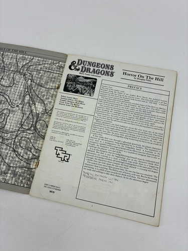 D&D Module B5 - Horror on the Hill - Dungeons and Dragons 1983 TSR 9078 Vintage - Picture 4 of 10