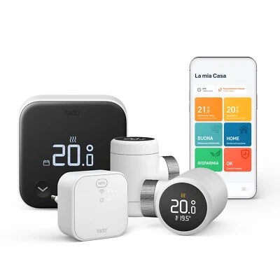 tado termostato Intelligente X - Kit di Base per più stanze