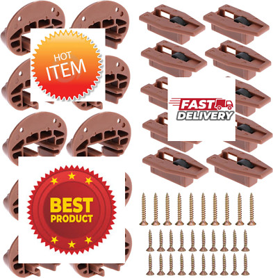 10PCS Drawer Slide Track Guide Glide for Kenlin for Rite Trak 2 for Center Mount