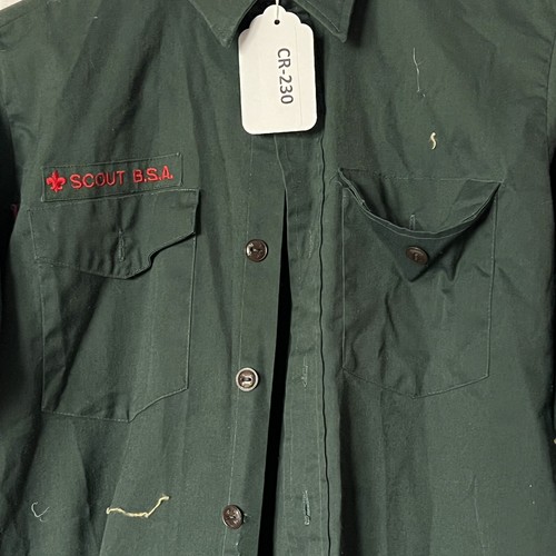 Camisa BSA Explorer Leadership Bosque Verde Uniforme Manga Larga Adulto Med CR-230 - Imagen 7 de 7
