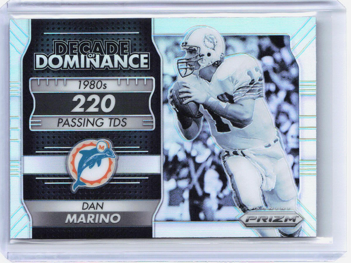 2016 Panini Prizm #2 Dan Marino Decade of Dominance Prizm Refractor