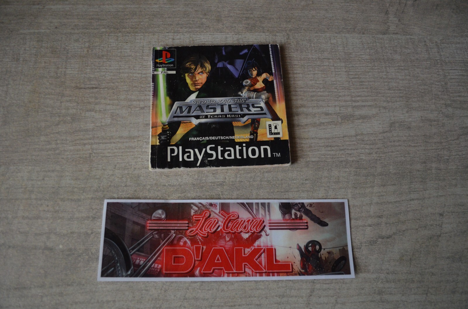 ₪ PAS DE JEU ₪ Notice pour Playstation 1 PS1 - Star Wars Masters of Teras Kasi