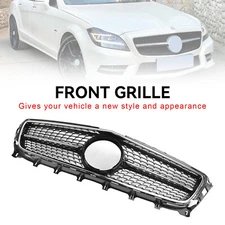 🚀Front Grill Grille Fits Mercedes-Benz W218 CLS-Class ClS350/500/550 2011-2014