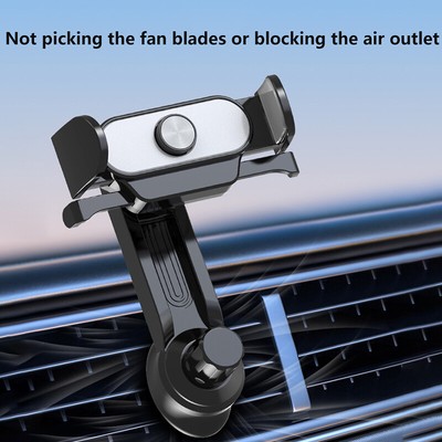 Car Phone Holder Air Vent Mount Cell Phone Holder Car Mobile Stand Clip Bracket
