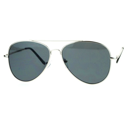 Lenti Piatte Pilota Occhiali da Sole Oversize Hipster Moda Montatura  Metallo | eBay