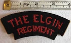 WW2 Military The Elgin Regiment Canada Shoulder Title Badge (2154)