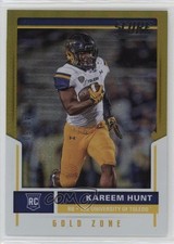 2017 Score Rookies Gold Zone 40/50 Kareem Hunt #423 7xr