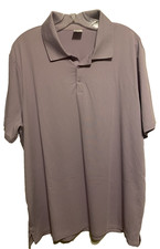 All In Motion Men's Lilac Size XL Textured Stretch Polo Shirt NWOT