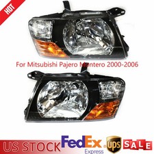 For Mitsubishi Pajero Montero 2000-2006 Sport 4-door 3.5l Headlights Headlamps