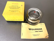 Kodak Retina Longar Xenon C 80mm f/4 Telephoto Lens Schneider-Kreuznach w/ Case