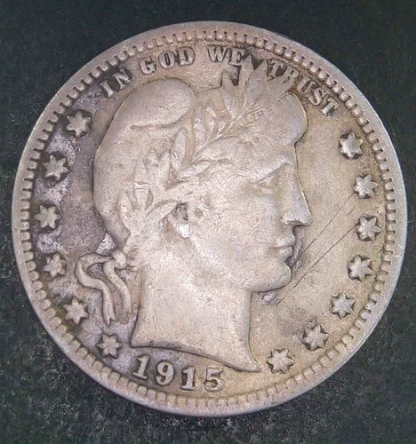 1915-S 25C Barber Quarter Fine