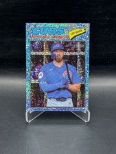 2026 Topps Heritage Light Blue Sparkle Michael Busch #305 