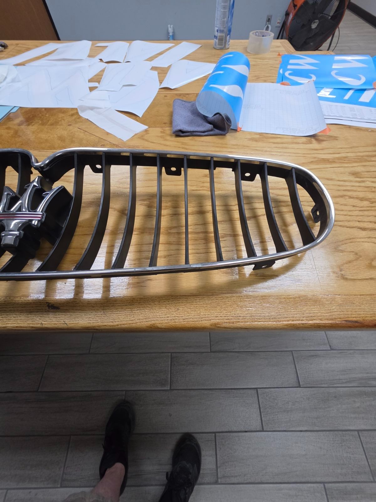 Maserati GranTurismo 2012 Front Bumper grille P/N 81131500