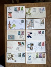 Premier jour  20 enveloppes EUROPA 1967