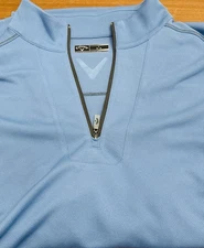 Callaway Apex Carolina Blue Quarter Zip Golf Pullover - Size Large