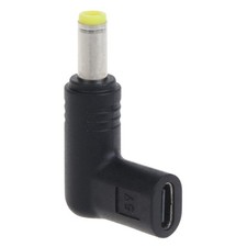 DC Power Adapter USB Type C Female to DC 5.5mm x 2.1mm Plug Power Adapter