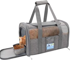 Cat Carrier Dog Carrier for Small Dog Medium CatsPet Travel Bag Puppies up to...
