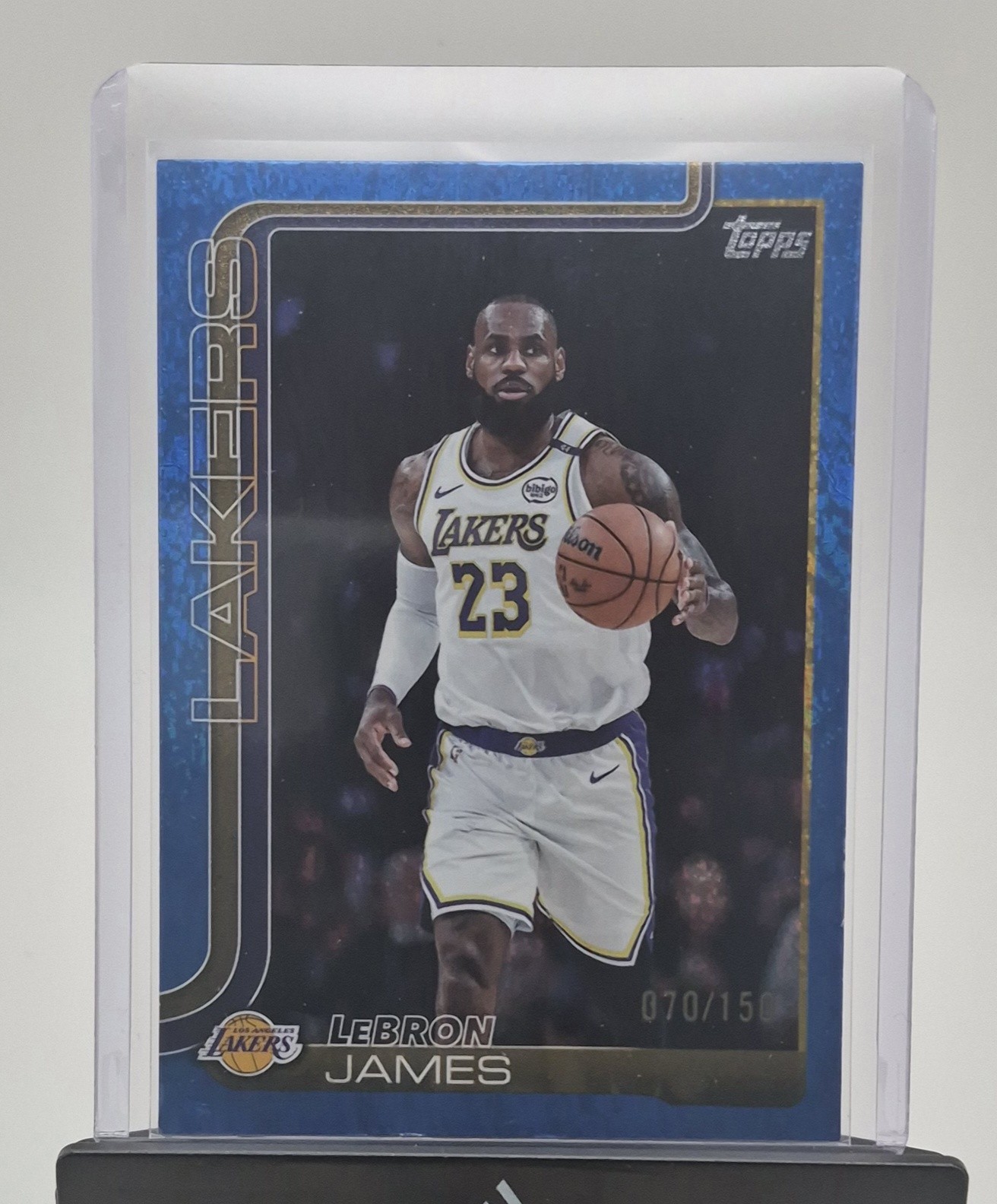 2025-26 Topps - LeBron James #150 Blue Glitter /150