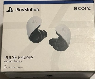 PlayStation PULSE Explore Wireless Earbuds with Charging Case, for PS5, White