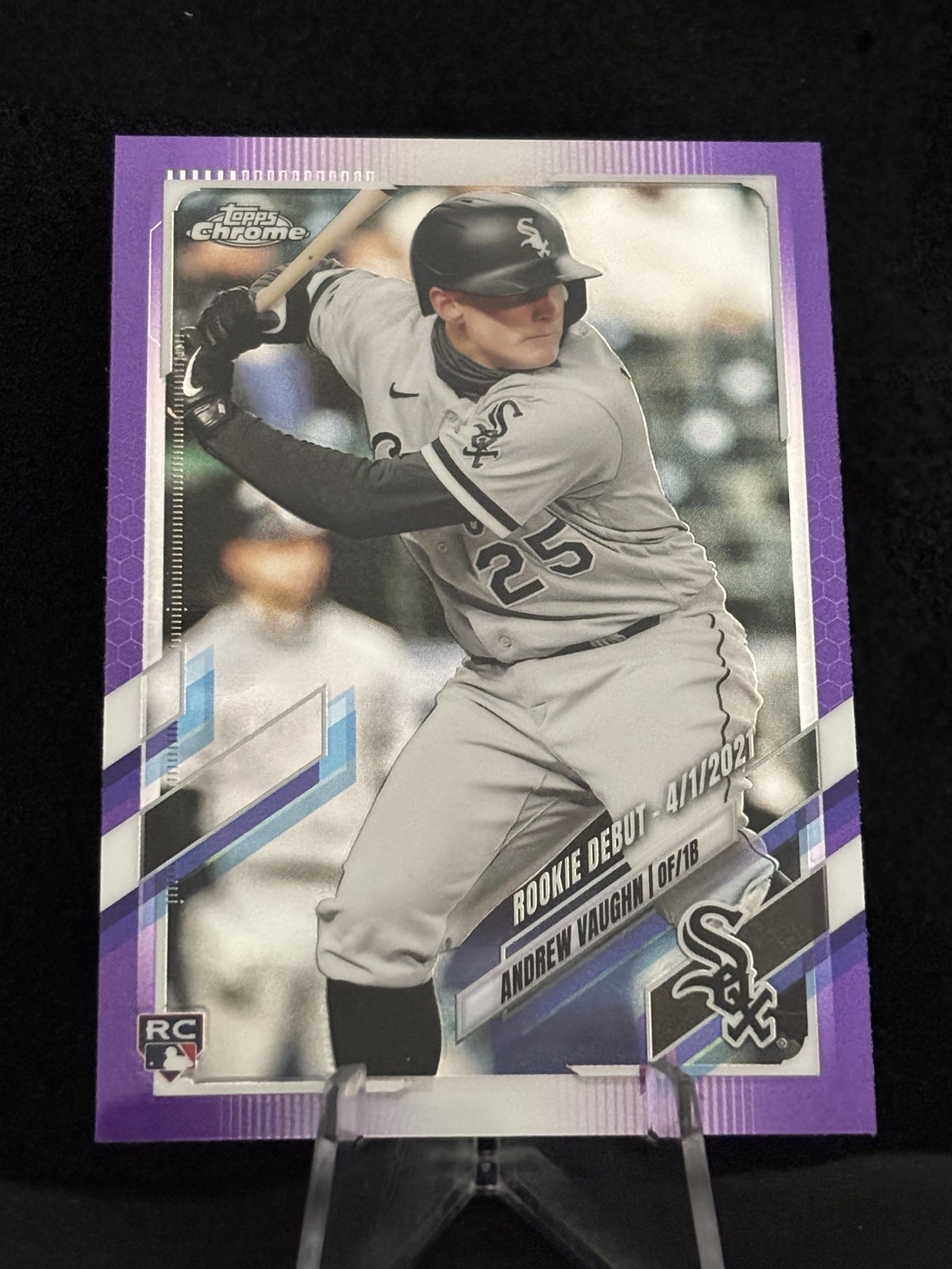 2021 Topps Chrome Update Series - Rookie Debut Andrew Vaughn #USC19 Purple