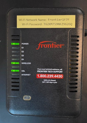 Netgear Frontier ADSL2+ Modem Router D2200D-1FRNAS