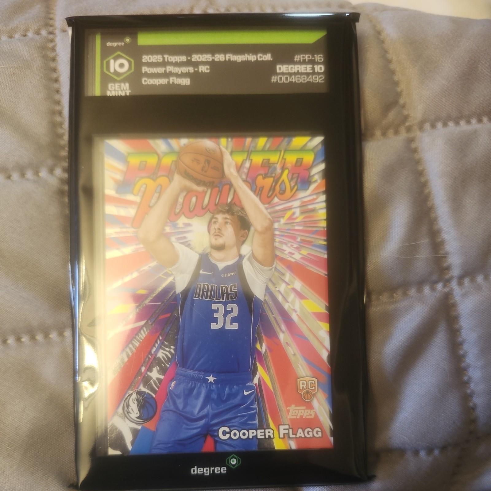 2025 TOPPS POWER PLAYERS #PP-16 COOPER FLAGG ROOKIE RC PSA 10