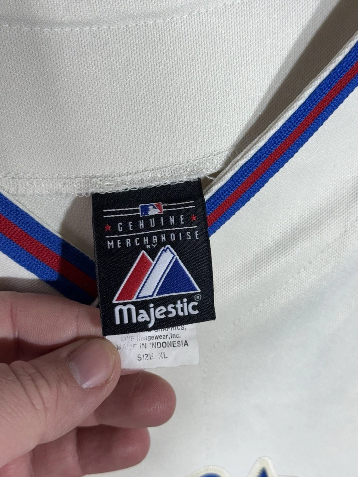 Camiseta deportiva vintage Majestic Phillies Chase Utley #26 XL - clásica a rayas blancas  Foto 4 de 4