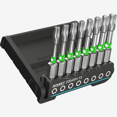Hazet 2304SH-13 SmartHolder TORX  Bit Set, Long, 8 Pieces