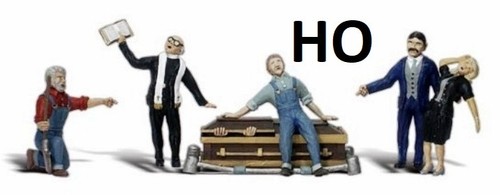 785-1868  -  Graveside Service 6/ - HO Scale main image 0