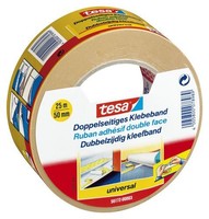 Tesa Doppelseitiges Klebeband Universal 25 M X 50 Mm, Beige Teppich-Verlegeband