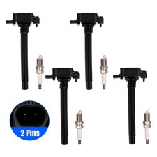 4pcs Ignition Coil Pack Spark Plug Set For Cherokee Chrysler Dodge 2.4l L4 Uf754