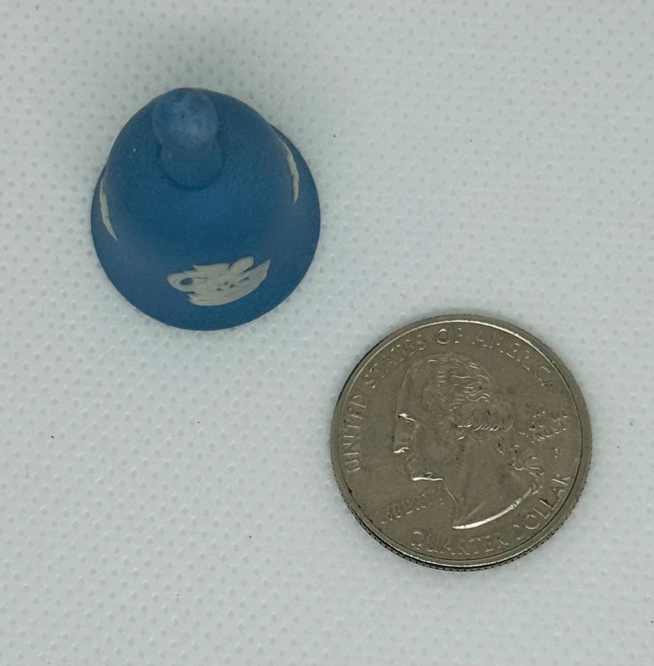 Wedgwood Jasperware Blue Miniature Table Bell - Image 2 of 2