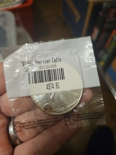 2002 American Silver Eagle 1 Oz. Fine Silver One Dollar $1 Coin Uncirculated -L2