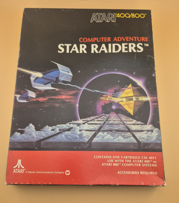 Atari Spiel ''STAR RAIDERS'' in geöffneter OVP. Guter Gebrauchter Zustand.