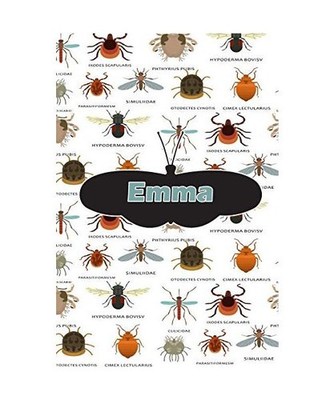 Emma: Bug Insect Comic Book Notebook Journal Book 120 Pages 6x9, Rob Cole