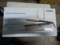 BaByliss 2481U Straight and Curl Hair Straightener - Rose Gold