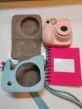 Fujifilm Fuji Instax Mini 7s Instant Camera Purple W/ Carrying Case Works Great