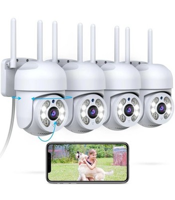 PT Outdoor Wireless Security Camera Wi-Fi Camera for Home Video Surveillance