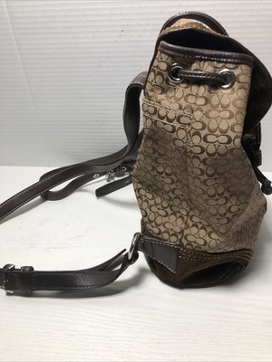 Coach 9764 SMALL Vintage Soho Brown Signature C Canvas  display picture 3