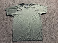 Three Nails Shirt Mens XL Green Stretch Performance Gym Training Running Active