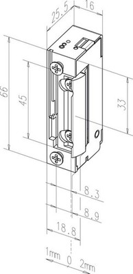 Assa Abloy effeff Türöffner 118E---32435A75 Türöffner Türöffner