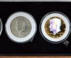 Kennedy Half Dollars in Cases W Display from The Matthew Mint Colorized/Hologram — photo 3