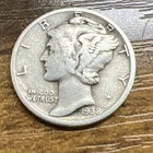 1938 MERCURY SILVER DIME ACTUAL COIN Get More Today & Save Shop Here Buy Here