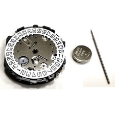 6 Hands Quartz Watch Movement With Battery Handlebar Repalcement For VR32B VR32