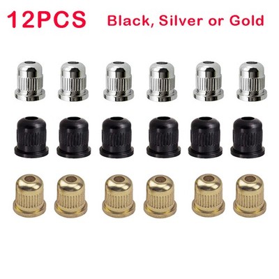 12Pcs Guitar String Thru Body 5/16'' String Ferrules Fit For Bass Guitar 3 Colors